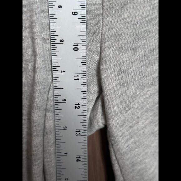 Christina Lehr Sweatpants 1 / S Womens Gray Fleece Pull On Joggers Supima Cotton - Picture 4 of 8